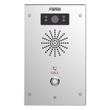 I16V - Video Intercomunicador IP, 2 líneas SIP, 2 relevadores con botón para llamada, Onvif, anti-vandálico, PoE, IP65 e IK10, PoE