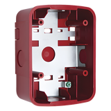 SBB-SPR-L - Caja de Montaje en Pared y Techo / Para Bocina y Bocina con Estrobo / Color Rojo / Compatible Serie L