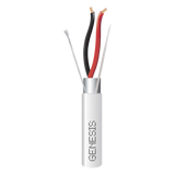3221-5012 - Carrete de 152 Metros (500 Pies) de Cable / 2 x 16 AWG / Blindado / Plenum / Color Blanco / Para Aplicaciones de Audio, Seguridad y Control
