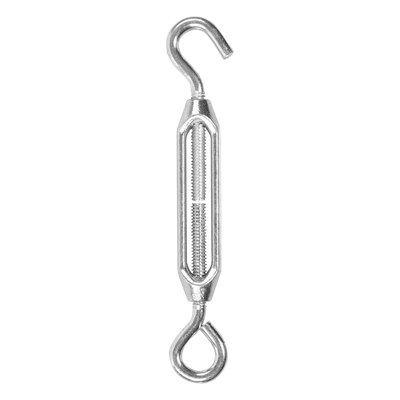 TH-TGARM1/4X7 - Tensor Gancho con Armella / 1/4" x 7" / 3/8" / 40.8 kg / Acero Zincado / 0.58 ft