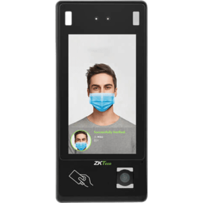 ZKG4PRO - Terminal de Control de Acceso Multi-Biométrico 4G / Android 9.0 / Reconocimiento Facial Luz Visible / Lector QR Dinámico / OSDP v2.1.7 / Doble Frecuencia de Tarjetas / PoE / Anti-Spoofing / 50,000 Usuarios