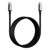 AK-PAC6B-N-1.5M - Cable de Carga USB-C a C / 1.5 m (4.92 ft) / Tecnología GaN / Carga Rápida 240W / Transferencia 480 Mbps / Silicona Médica / Aluminio Anodizado