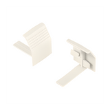 T70BCWH-X - Unión Recta de Base para Canaleta / PVC Rígido / UL94V-0 / Radio de Curvatura 1 in / TIA/EIA / Blanco
