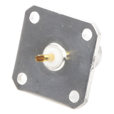 RFB-1115-14 - Conector BNC Hembra / Soldable para Chasis / 4 Perforaciones 18 mm (0.59 ft) / Compatible UG-177/U