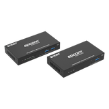EPP-EU3100CB - Extensor USB 3.2 Gen 1 / 100 m (328 ft) / CAT6a / 5 Gbps / 4x USB-A + 1x USB-C / PoC 24V Bidireccional / RS-232 / GPIO / API