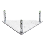 SBA-30G - Base para Torre / Placa de Acero 1/4' / Niple 3/4' Galvanizado / Concreto Estructurado / Compatible TZ30