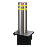 XB-275 - Bolardo Neumático / Acero Inoxidable 304 / Diámetro 275 mm / Elevación 750 mm / 3 a 5 s / 300,000 J / 100 Ciclos/Hora