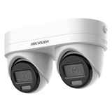 DS-2CD2343G2D-LIZ2UY/SL - Cámara IP Dual Lente / 4 Megapixel por Sensor / WDR 120 dB / IR 10 m (32.8 ft) / IP67 / IK10 / PoE / Audio Bidireccional