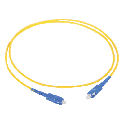 LP-FO-6019B - Jumper de Fibra Óptica / SC/SC Simplex / Monomodo 9/125 / 1 Metro (3.28 Pies) / ITU-T G.652.D / 1310-1550 nm