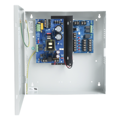 AL-600-ULM - Fuente de Poder con Respaldo / 12-24 Vcc / 6 A / 72 W / 5 Salidas PTC / 115 Vca / 0°C a 49°C