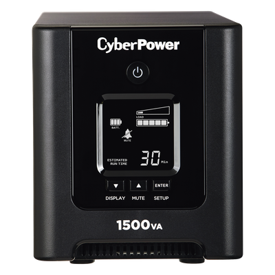 OR1500PFCLCD - UPS de 1500 VA/1050 W, Topología Línea Interactiva, Entrada 120 Vca NEMA 5-15P, Onda Senoidal Pura, Tipo Mini Torre, Con 8 Tomas NEMA 5-15R