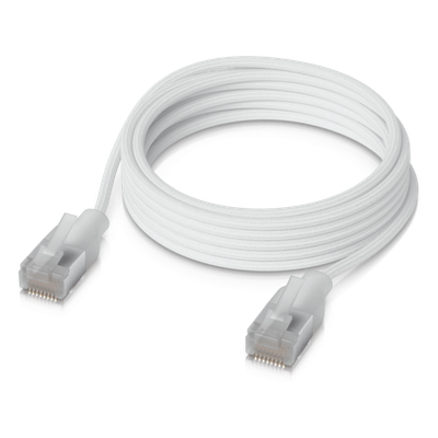 UACC-CABLE-PATCH-EL-C6A-2M-W - Cable de Parcheo Cat6A / 10G / PoE+++ / 2 m (6.6 ft) / Etherlighting / RJ45 Blindado / Interior