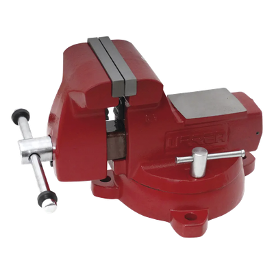 SYS-425-HD - Tornillo de Banco / Acero al Carbono Pulido / Mordaza 5" / Garganta 3-47/64" / Compatible 1/4" a 2-1/2"
