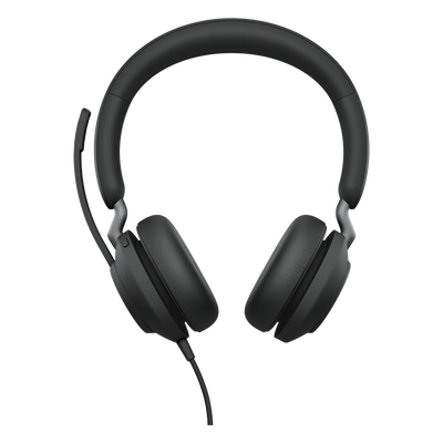 EVOLVE2-40-STEREO-UC-A - Jabra Jabra Evolve 2 40, Auricular stereo versión UC con aislamiento de ruido, conexión USB-A y indicador de ocupado (Busylight) (24089-989-999)