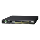 XGS3-24242-V3 - Switch Core Capa 3 / 24 SFP 100/1000X / 8 RJ45 Gigabit Compartidos / 4 SFP+ 10G / 95.23 Mpps / 1.44 x 0.79 x 0.14 pies