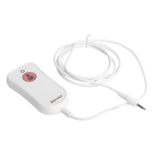 NX0881 - Pulsador de Llamada para Paciente / Material Antibacteriano / Código Braille / IP67 / Cable 2 m Resistente al Fuego / 12 V