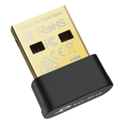 ARCHER-TX10UB-NANO - Adaptador USB Nano Wi-Fi 6 / Dual Band 900 Mbps / Bluetooth 5.3 BLE / WPA3 / 1024-QAM / OFDMA / MU-MIMO / 0.76 × 0.62 × 0.29 in