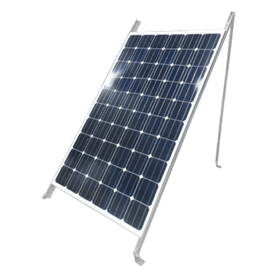 SSF-GV2 - Montaje de Piso para 1 Módulo Solar (Ver compatibilidad). Galvanizado Electrolítico.