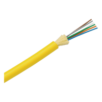 FSDR912Y - Cable de Fibra Óptica / 12 Hilos / Monomodo OS2 9/125 / Interior OFNR Riser / Tight Buffer 900µm / No Conductiva / Precio Por Metro (3.28 pies)