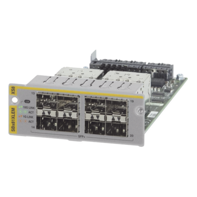 AT-SBX81XLEM/XS8 - Módulo de Expansión / 8 Puertos 10GbE SFP+ / 10 Gbps por Puerto / Compatible con AT-SBx81XLEM