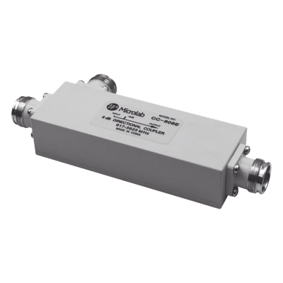 CC-608E - Acoplador direccional / 8 dB / 617-5925 MHz / 300 W promedio / 1 kW pico / PIM -161 dBc / 4.3-10 IP67