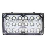 XLTE2315W - Luz de Escena LED / 6X3" / 12 VCC / 1.3 A Máx / Mica Clara / Montaje Permanente