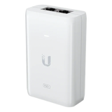 U-POE-AT - Adaptador PoE Ubiquiti (48 VDC, 0.65A) puerto Gigabit, ideal para equipos UniFi