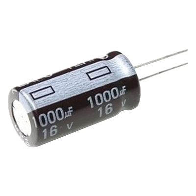 CE1000/16V - Capacitor Electrolítico de Aluminio / 1000 µF / 16 Vcc / Radial / 105 °C / 10 x 15 mm