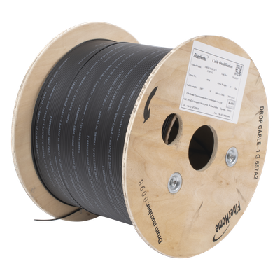 IC-DROPA2-1C - Cable Drop / Fibra Óptica G.657A2 / 1 Hilo Unifibra / LSZH / 1 km / 2.0x3.0 mm / -20°C a +60°C