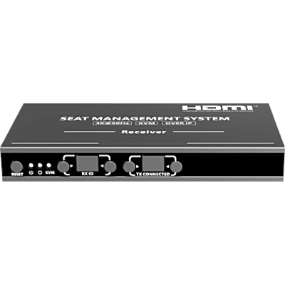 TT-MOIP-KVM-RX - Receptor KVM por IP | 4K@60Hz | 120 m con PoE | Loop-out | Multiview y Videowall | HDMI 2.0 | USB 2.0 | Metálico