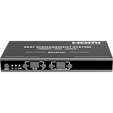 TT-MOIP-KVM-RX - Receptor KVM por IP | 4K@60Hz | 120 m con PoE | Loop-out | Multiview y Videowall | HDMI 2.0 | USB 2.0 | Metálico