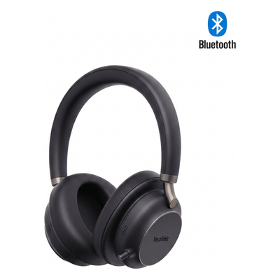 BH76-PLUS-TEAMS-BLACK-USB-C/A - Diadema Bluetooth / ANC 35 dB / Bluetooth 5.3 / Alcance 45 m (147.6 ft) / Batería 40 h / Carga Inalámbrica Qi / Certificación Microsoft Teams