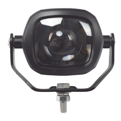 EW2011B - Señalizador LED para Montacargas / Flecha de Dirección Azul Móvil / 12-80 V CC / Carcasa Aluminio y Policarbonato / Certificaciones CE, R10, UL, RoHS