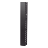 LPCV-21URM - Organizador de Cable Vertical / 21 UR / Capacidad 260 Cat5 / 225 Cat6 / Acero Sólido / Tapa Integrada / 932 mm (3.06 ft) de Altura