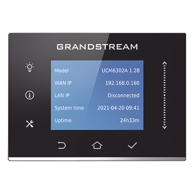 UCM6302A - Grandstream Networks PBX UCM6302A 1500 usuario(s) Sistema IP PBX (privado y con conmutación de paquetes)