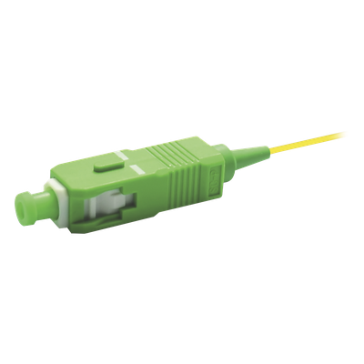 LP-FO-SCA-02 - Pigtail de Fibra Óptica / SC/APC / Monomodo G.652D / Simplex / 2 Metros (6.56 Pies) / 0.9 mm / PVC