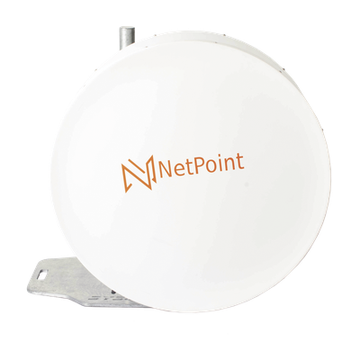 NP11 - Antena Parabólica Blindada / 90 cm (35.4 in) / 10.1-11.7 GHz / Ganancia 38 dBi / Ajuste Milimétrico / Resistencia 120 km/h (74.6 mph)