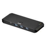 US4324 - Sharing Switch USB 3.2 Gen 1 Essentials | 2 x 4 Puertos | 5 Gbps | InstaSync | Boton Integrado | Selector Remoto | Diseño Compacto