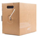 U-CABLE-C6-CMR - Bobina de cable UTP Riser (CMR) UniFi, Cat6, Color blanco, 23 AWG, 305m para interior