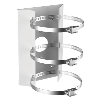 DS-2904ZJ - Soporte de Montaje en Poste / Ajustable / Interior y Exterior / Carga 10 kg (22.05 lb) / 240 mm (9.45 in)