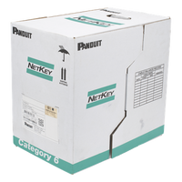 NUC5C04BU-ME - Bobina de Cable UTP / Cat 5e / 24 AWG / 305 m (1000 pies) / PVC CM / 4 Pares / Cobre Sólido / Azul