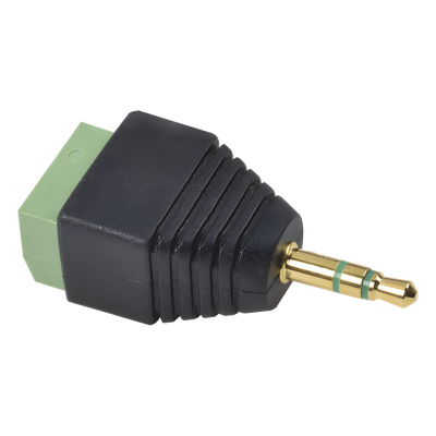 JR58 - Generico Adaptador De Audio Y Video JR58, 3.5 mm, Terminal Atornillable