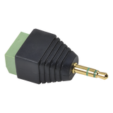 JR58 - Generico Adaptador De Audio Y Video JR58, 3.5 mm, Terminal Atornillable