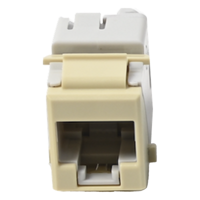 U6-K20NS - Jack Keystone / Cat6 UTP / Terminación Impacto 110 / T568A-B / Marfil / -10 a 60°C