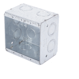 HUB-691 - Caja Multigang / 2 Gangs / 2.5 in (6.35 cm) Profundidad / 12 Entradas 1/2-3/4 in (1.27-1.91 cm)