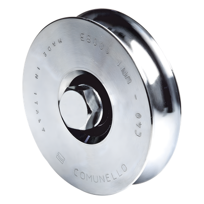 1150-4525-001 - 310 - Rueda de 8 cm SIN Soporte / Soporta hasta 200 kg / Canal Tipo "U"