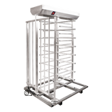 XT-100-L - Torniquete de Cuerpo Completo / 25 Personas/min / Acero Inoxidable / Rotación 90° / Interior y Exterior / 110 VCA
