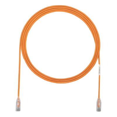 UTP28SP25OR - Cable de Parcheo UTP / Cat6 / 28AWG / 7.62 m (25 ft) / 250 MHz / Doble Clasificación CM/LSZH / PoE++
