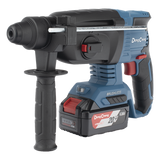 DCZ-C0424-EM - Martillo Perforador Inalámbrico / SDS-PLUS / 20V / Brushless / 2.7 J / 4500 IPM / 2 Baterías 4.0 Ah / 3.2 kg