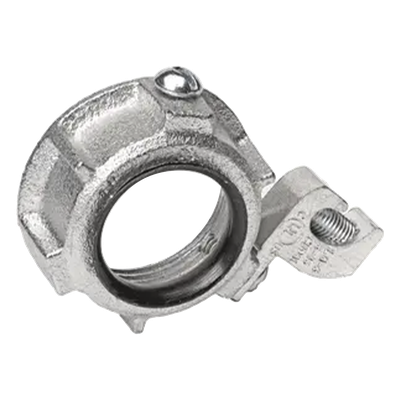 HUB-BUIG-6 - Monitor de Puesta a Tierra / 2 Pulgadas / Hierro Maleable / Zinc Electrozincado / Casquillo Aislado / 2.2 x 1.3 x 0.75 in
